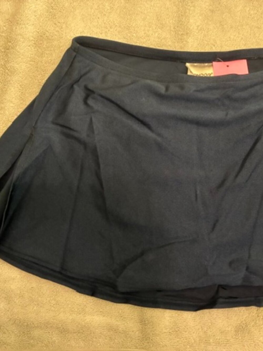 Navy Blue Tennis/Skate skirt with panties - Adult Small